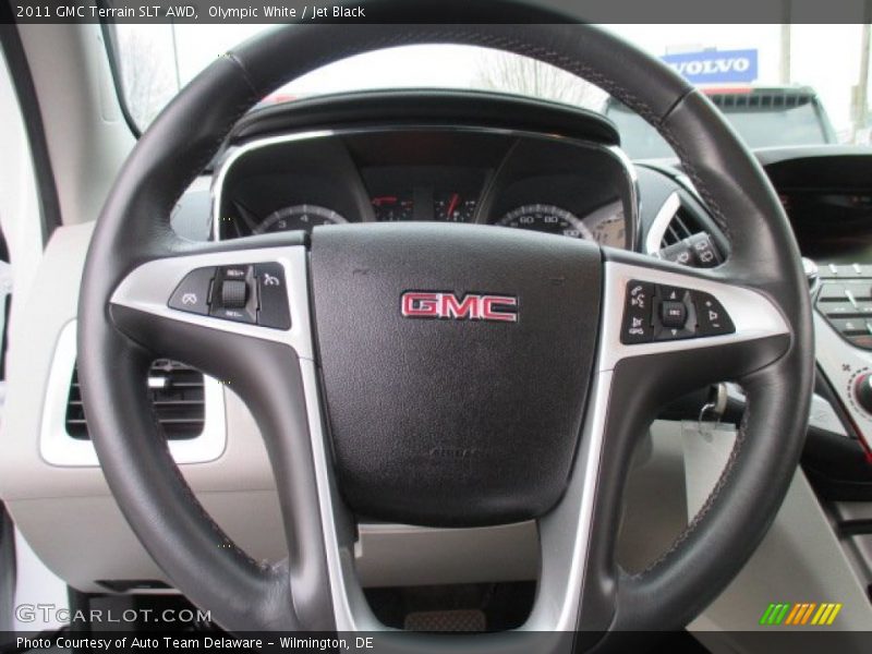 Olympic White / Jet Black 2011 GMC Terrain SLT AWD