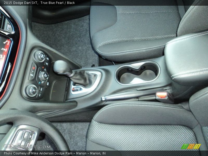 True Blue Pearl / Black 2015 Dodge Dart SXT