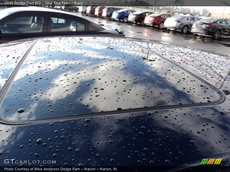 True Blue Pearl / Black 2015 Dodge Dart SXT