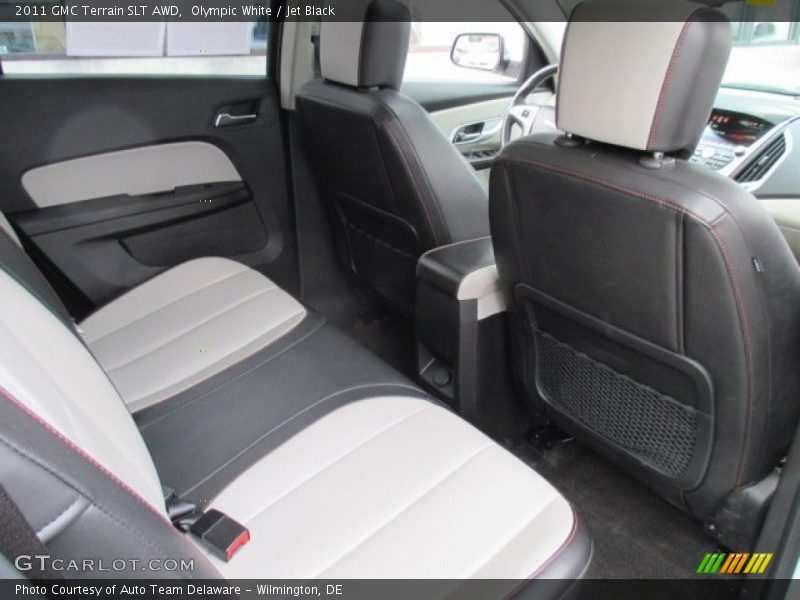 Olympic White / Jet Black 2011 GMC Terrain SLT AWD