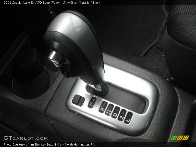 Silky Silver Metallic / Black 2006 Suzuki Aerio SX AWD Sport Wagon