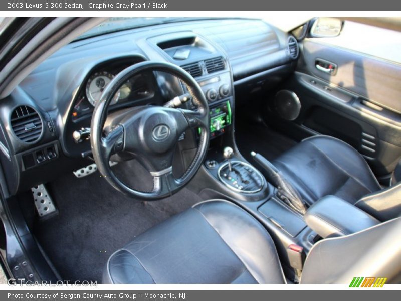 Graphite Gray Pearl / Black 2003 Lexus IS 300 Sedan