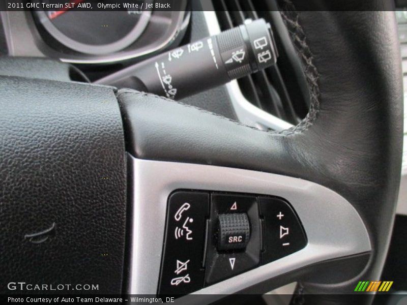 Olympic White / Jet Black 2011 GMC Terrain SLT AWD