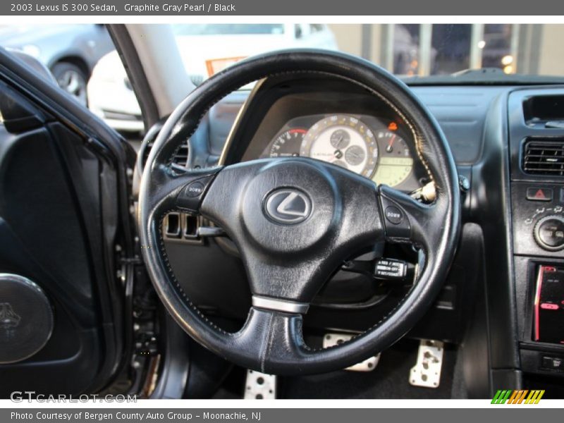 Graphite Gray Pearl / Black 2003 Lexus IS 300 Sedan
