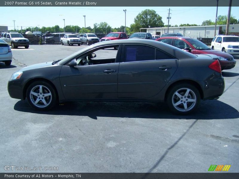 Granite Metallic / Ebony 2007 Pontiac G6 V6 Sedan