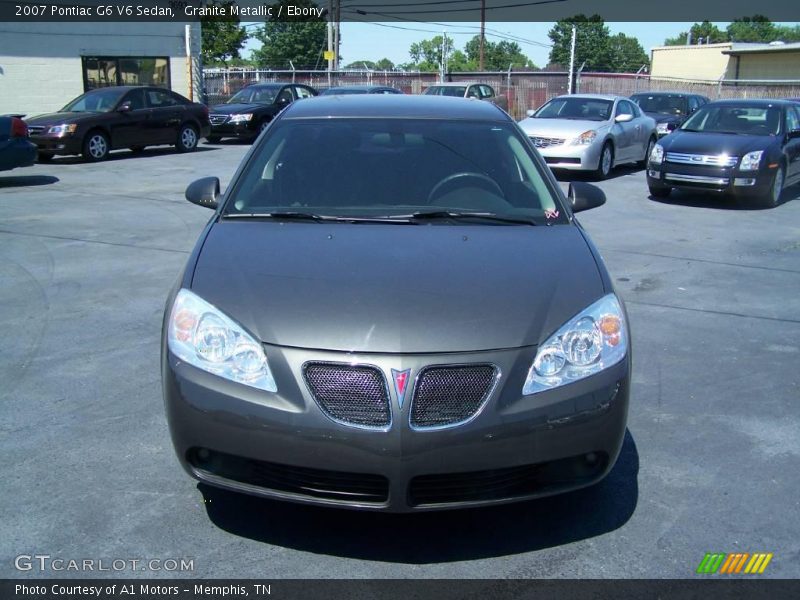 Granite Metallic / Ebony 2007 Pontiac G6 V6 Sedan