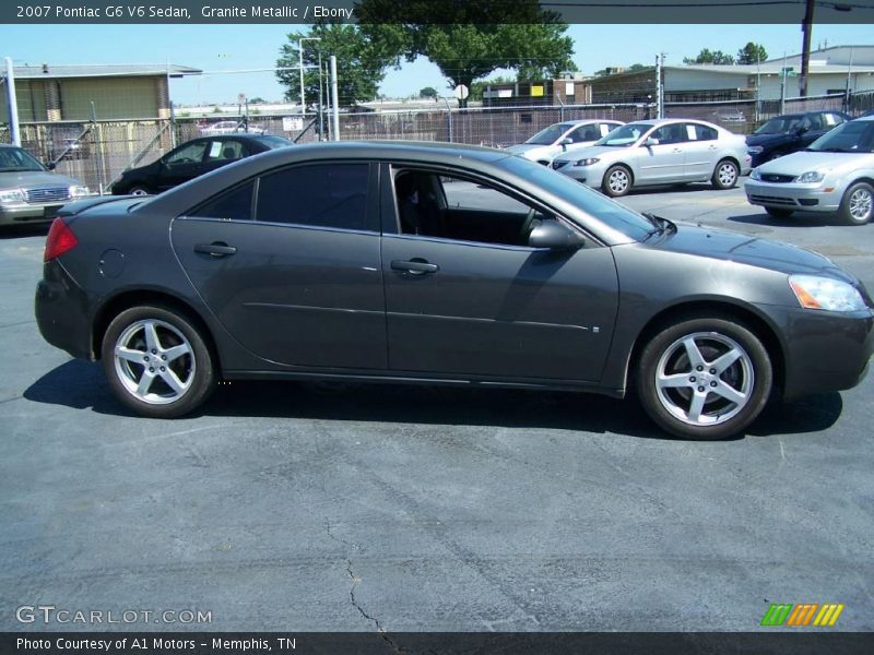 Granite Metallic / Ebony 2007 Pontiac G6 V6 Sedan