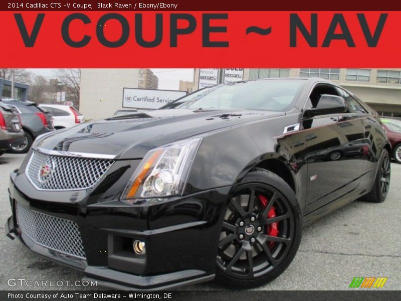 Black Raven / Ebony/Ebony 2014 Cadillac CTS -V Coupe