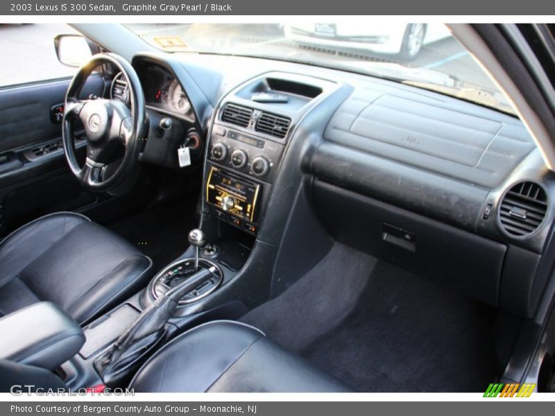 Graphite Gray Pearl / Black 2003 Lexus IS 300 Sedan