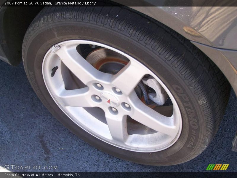 Granite Metallic / Ebony 2007 Pontiac G6 V6 Sedan