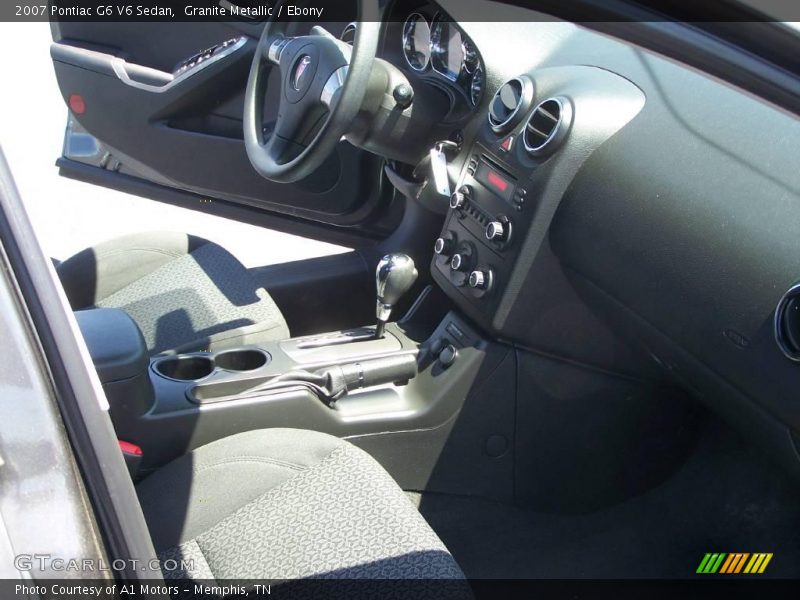 Granite Metallic / Ebony 2007 Pontiac G6 V6 Sedan