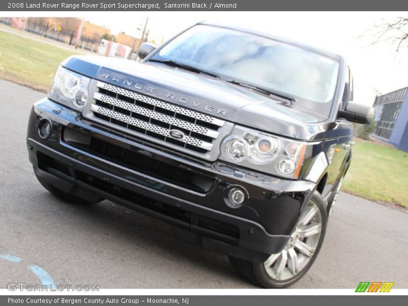 Santorini Black / Almond 2008 Land Rover Range Rover Sport Supercharged