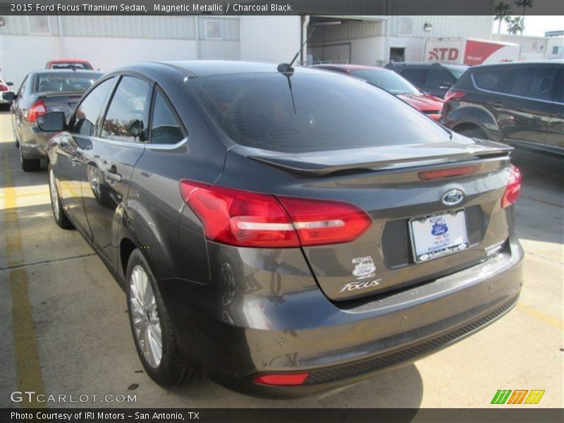 Magnetic Metallic / Charcoal Black 2015 Ford Focus Titanium Sedan