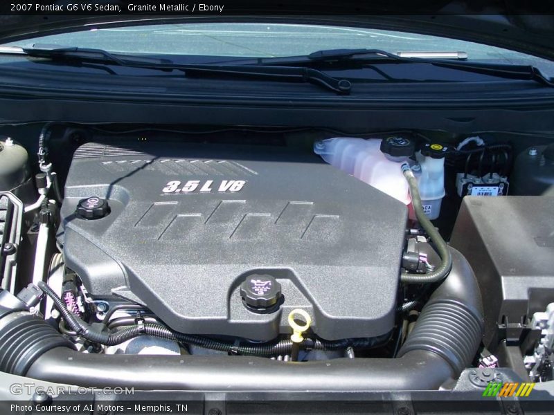 Granite Metallic / Ebony 2007 Pontiac G6 V6 Sedan