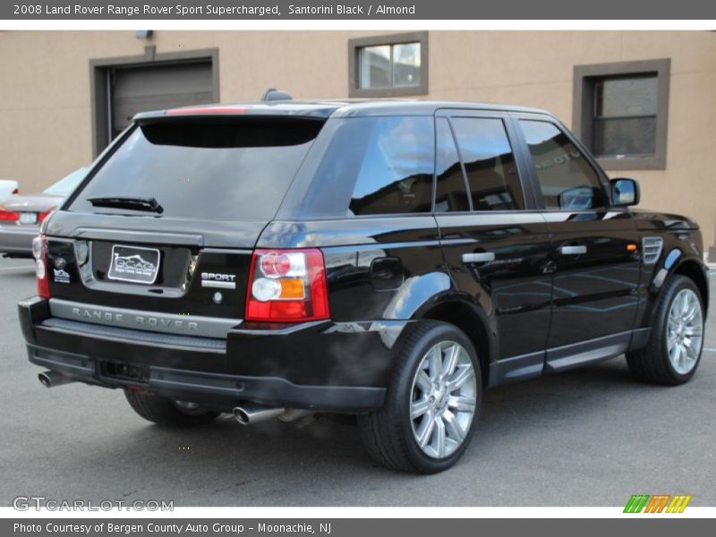 Santorini Black / Almond 2008 Land Rover Range Rover Sport Supercharged