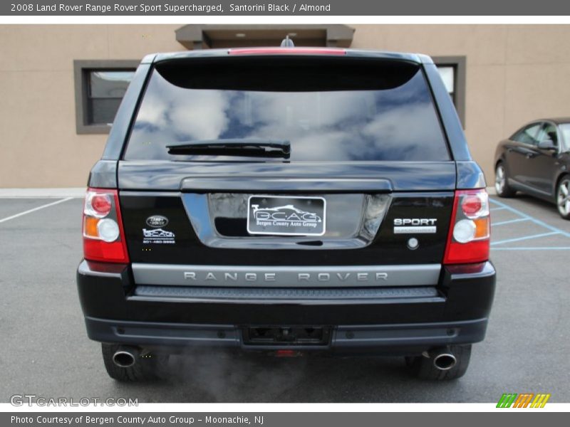 Santorini Black / Almond 2008 Land Rover Range Rover Sport Supercharged