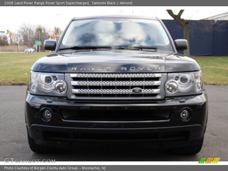 Santorini Black / Almond 2008 Land Rover Range Rover Sport Supercharged