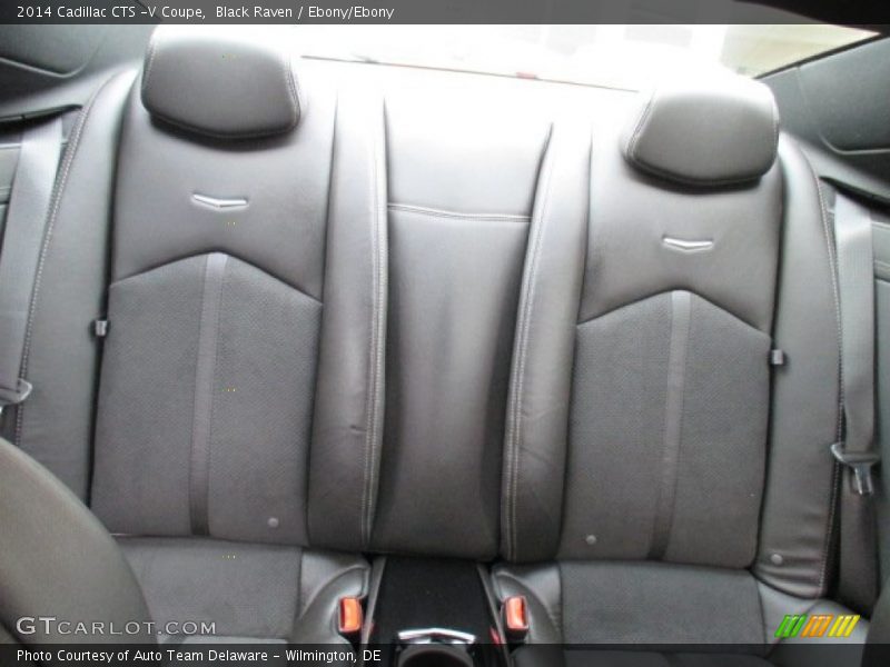 Rear Seat of 2014 CTS -V Coupe