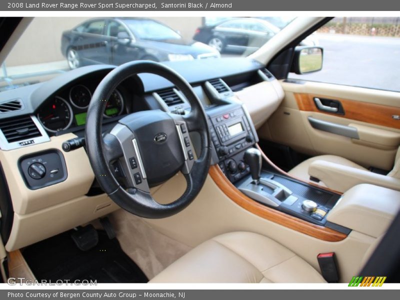 Santorini Black / Almond 2008 Land Rover Range Rover Sport Supercharged
