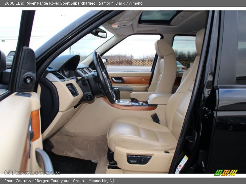 Santorini Black / Almond 2008 Land Rover Range Rover Sport Supercharged