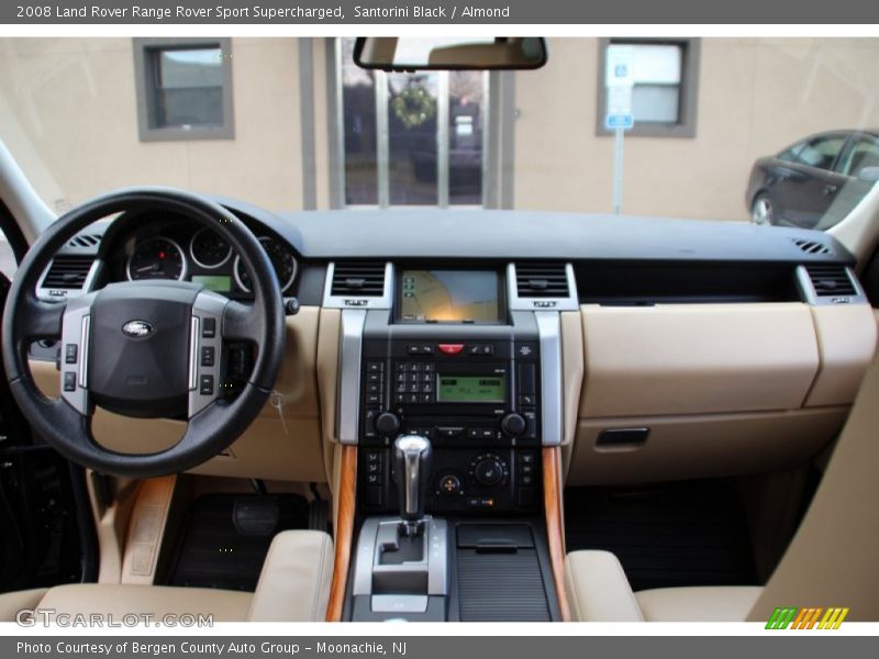 Santorini Black / Almond 2008 Land Rover Range Rover Sport Supercharged