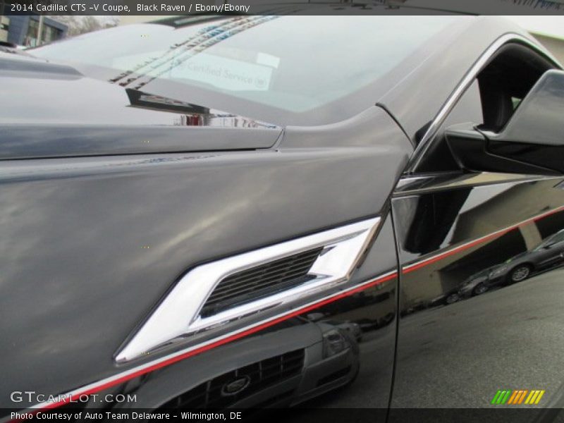 Black Raven / Ebony/Ebony 2014 Cadillac CTS -V Coupe