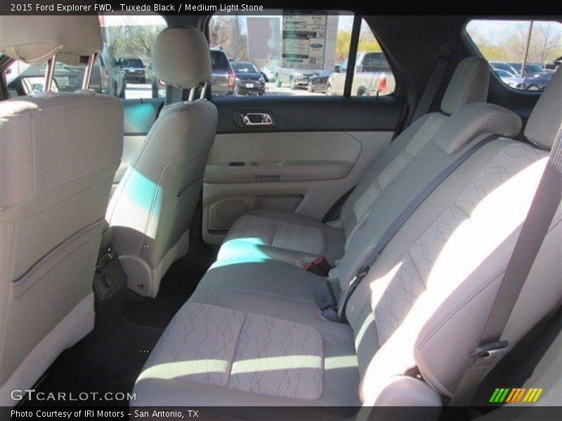 Tuxedo Black / Medium Light Stone 2015 Ford Explorer FWD
