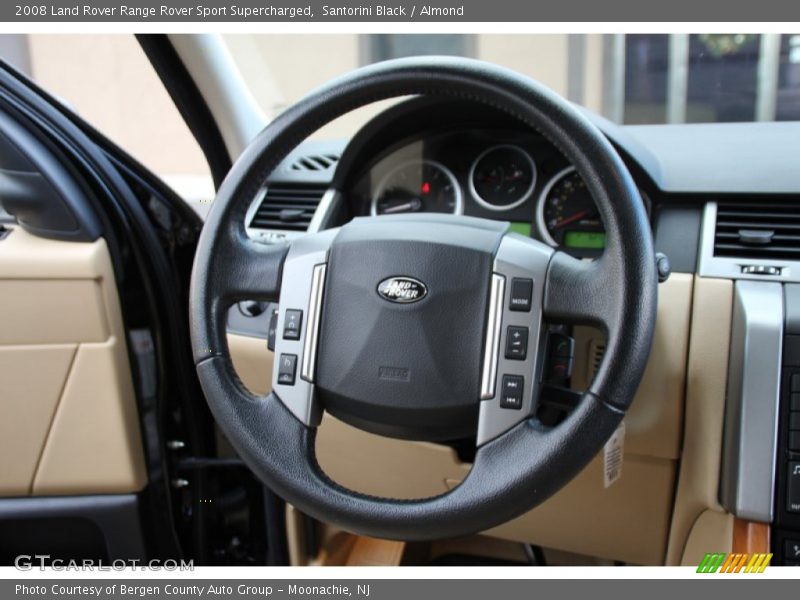 Santorini Black / Almond 2008 Land Rover Range Rover Sport Supercharged
