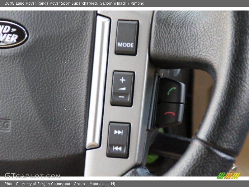 Santorini Black / Almond 2008 Land Rover Range Rover Sport Supercharged