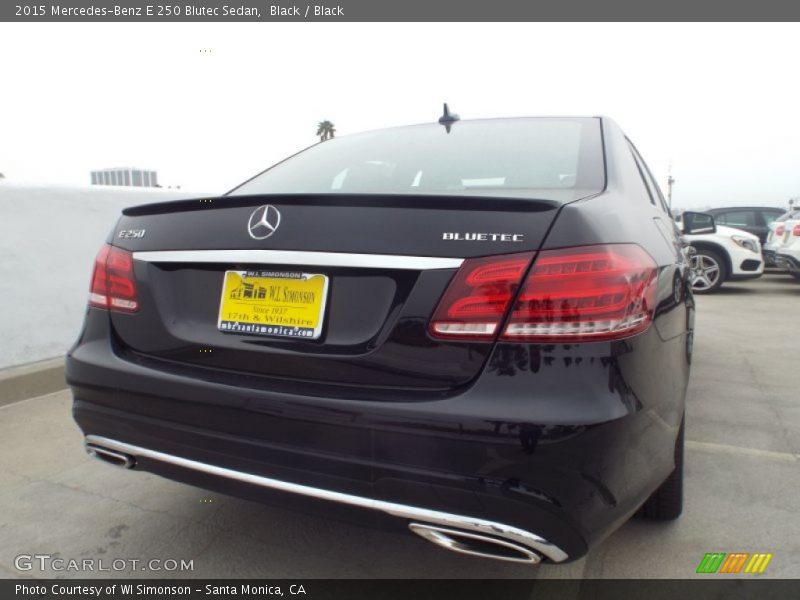 Black / Black 2015 Mercedes-Benz E 250 Blutec Sedan