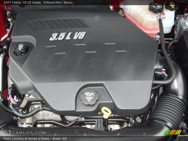 Crimson Red / Ebony 2007 Pontiac G6 GT Sedan