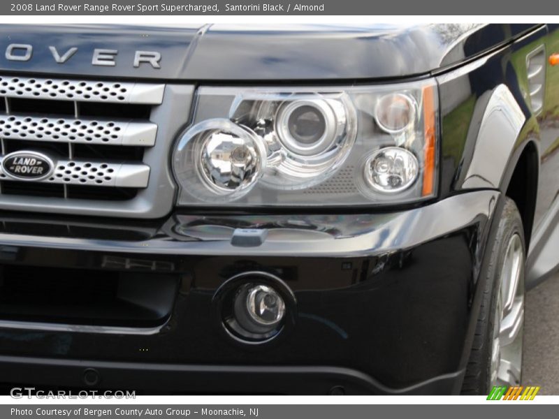 Santorini Black / Almond 2008 Land Rover Range Rover Sport Supercharged