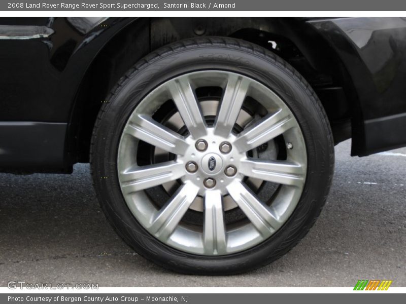Santorini Black / Almond 2008 Land Rover Range Rover Sport Supercharged
