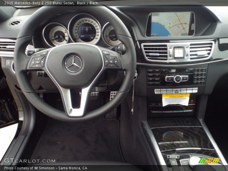 Black / Black 2015 Mercedes-Benz E 250 Blutec Sedan