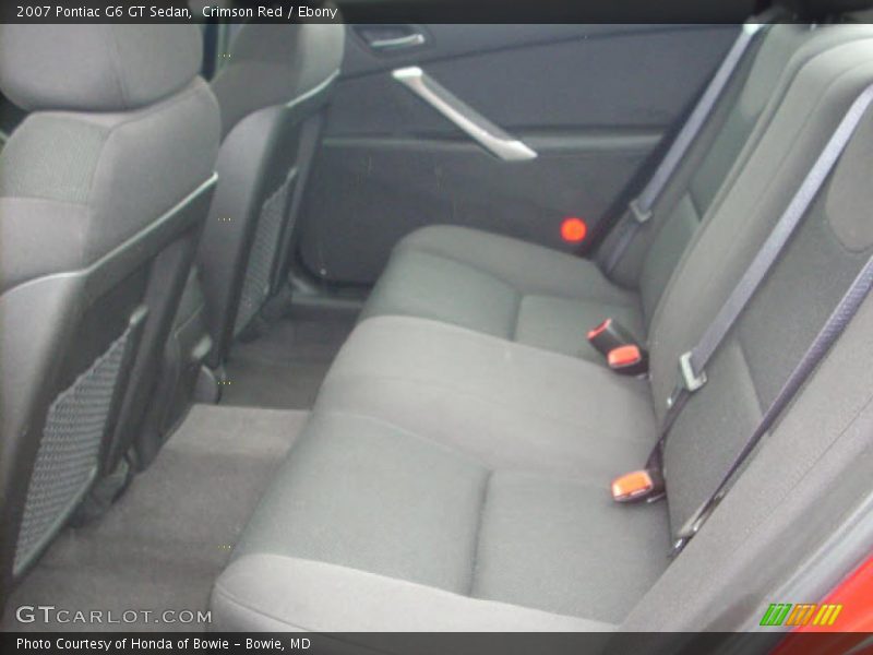 Crimson Red / Ebony 2007 Pontiac G6 GT Sedan