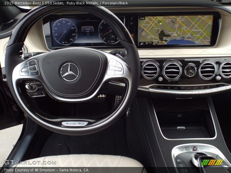Dashboard of 2015 S 550 Sedan