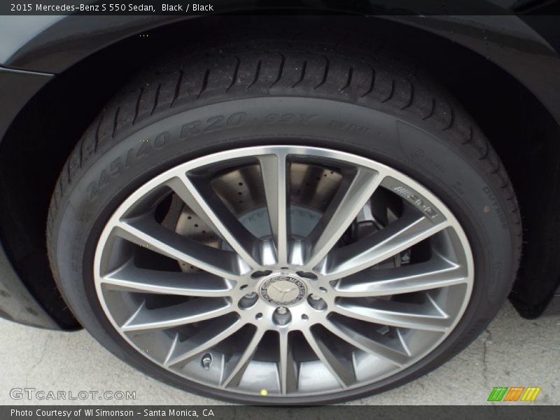 Black / Black 2015 Mercedes-Benz S 550 Sedan