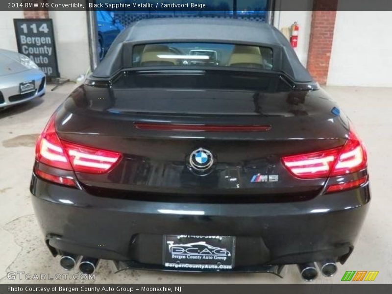 Black Sapphire Metallic / Zandvoort Beige 2014 BMW M6 Convertible