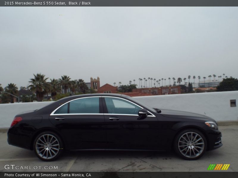 Black / Black 2015 Mercedes-Benz S 550 Sedan