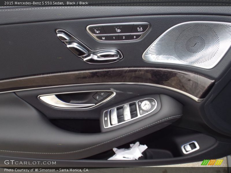 Black / Black 2015 Mercedes-Benz S 550 Sedan
