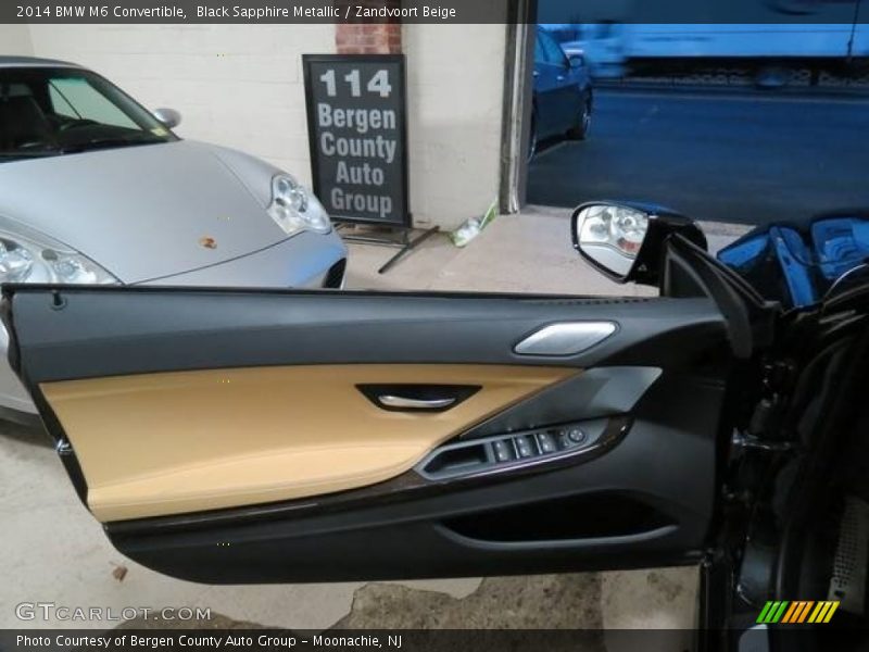 Black Sapphire Metallic / Zandvoort Beige 2014 BMW M6 Convertible