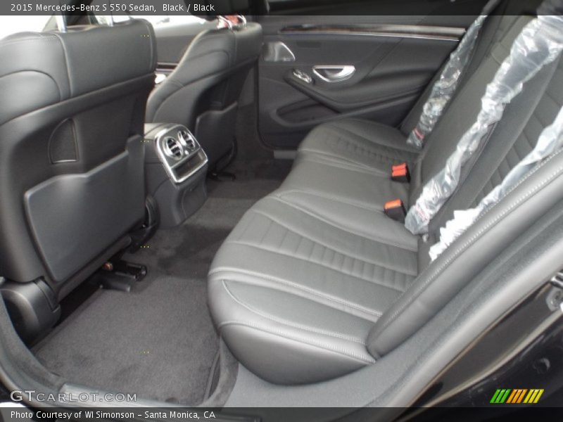 Black / Black 2015 Mercedes-Benz S 550 Sedan