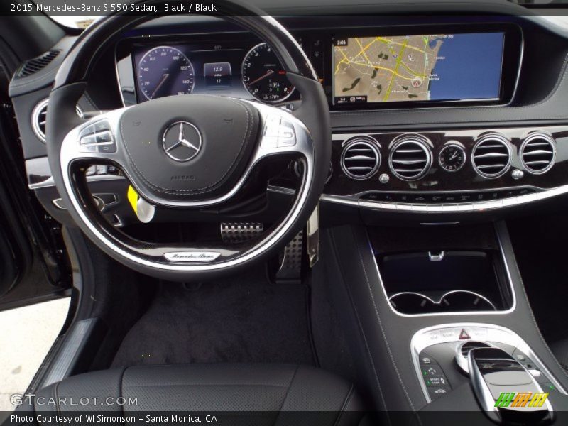 Black / Black 2015 Mercedes-Benz S 550 Sedan