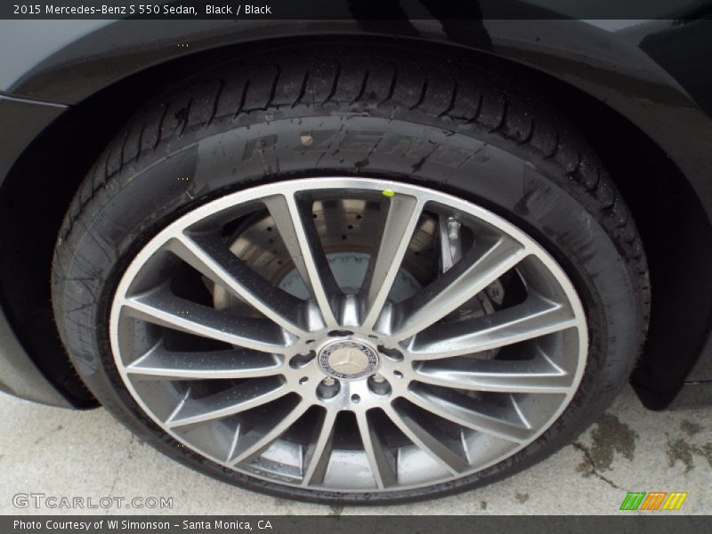 Black / Black 2015 Mercedes-Benz S 550 Sedan