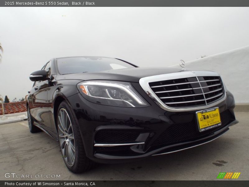Black / Black 2015 Mercedes-Benz S 550 Sedan