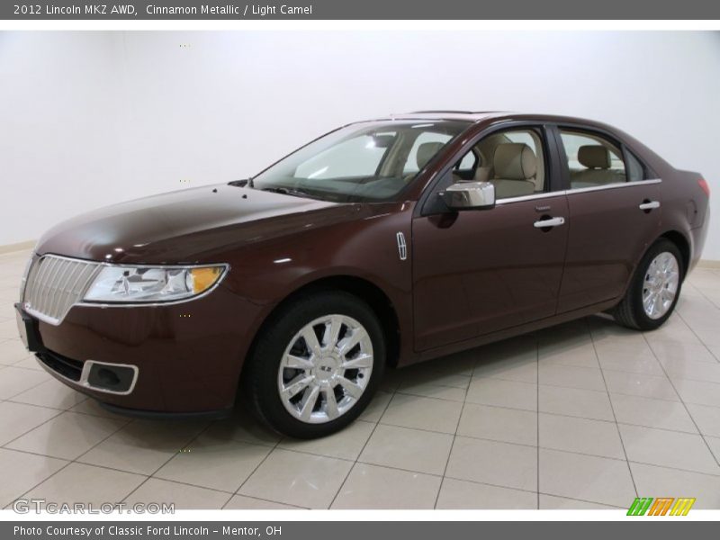 Cinnamon Metallic / Light Camel 2012 Lincoln MKZ AWD