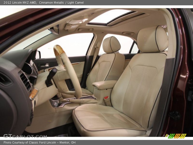 Cinnamon Metallic / Light Camel 2012 Lincoln MKZ AWD