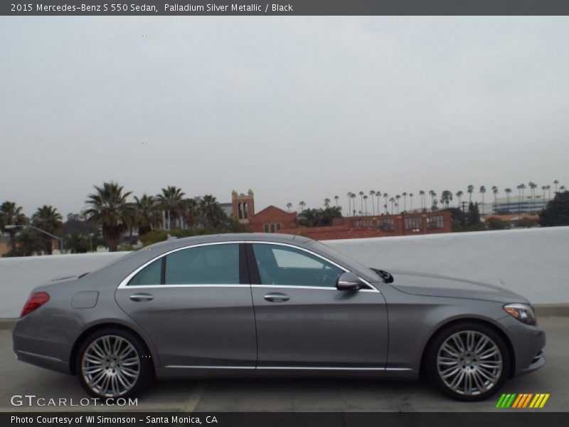 Palladium Silver Metallic / Black 2015 Mercedes-Benz S 550 Sedan