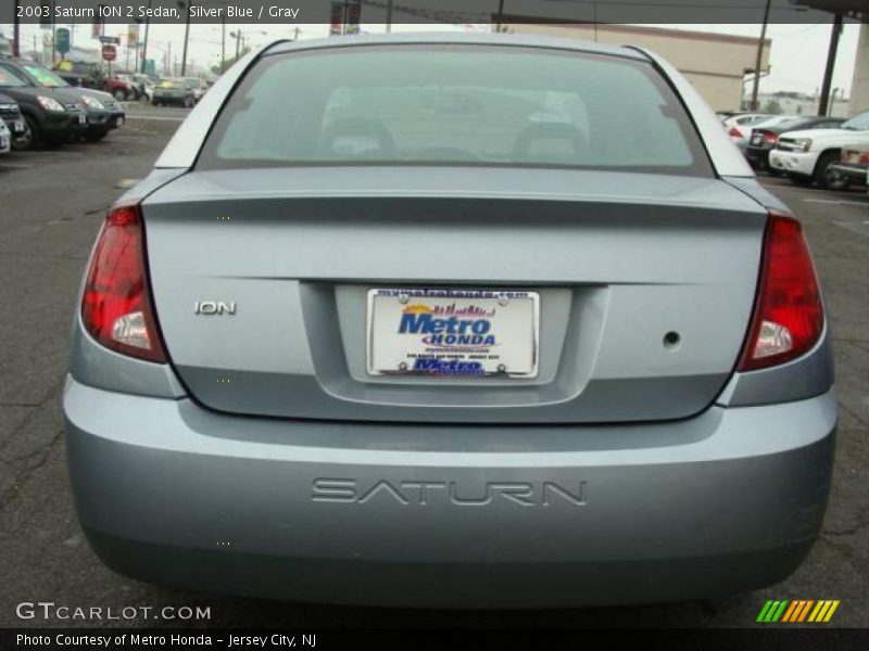 Silver Blue / Gray 2003 Saturn ION 2 Sedan