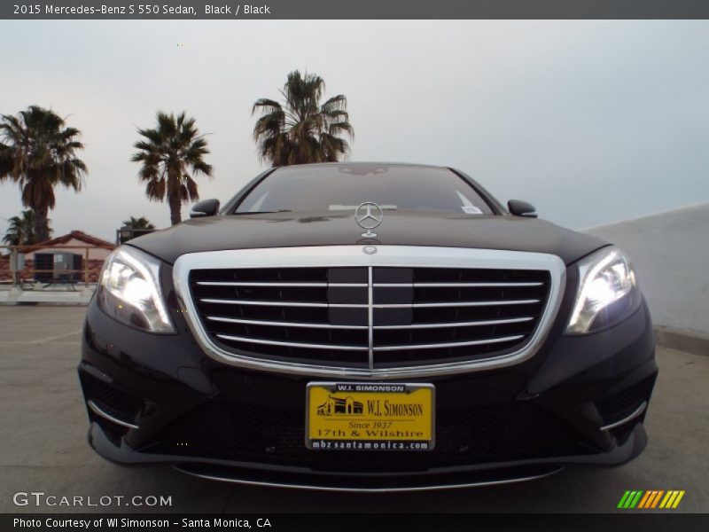 Black / Black 2015 Mercedes-Benz S 550 Sedan